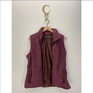 Patagonia reversible zip up vest woman’s